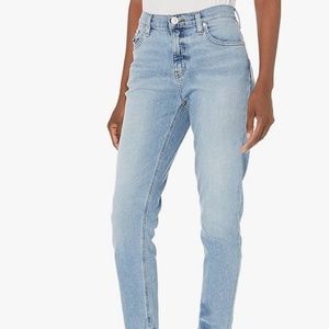 HUDSON Women's Lana Mid-Rise Boyfriend Jean, Size 30, Light/Med Wash (My Girl)